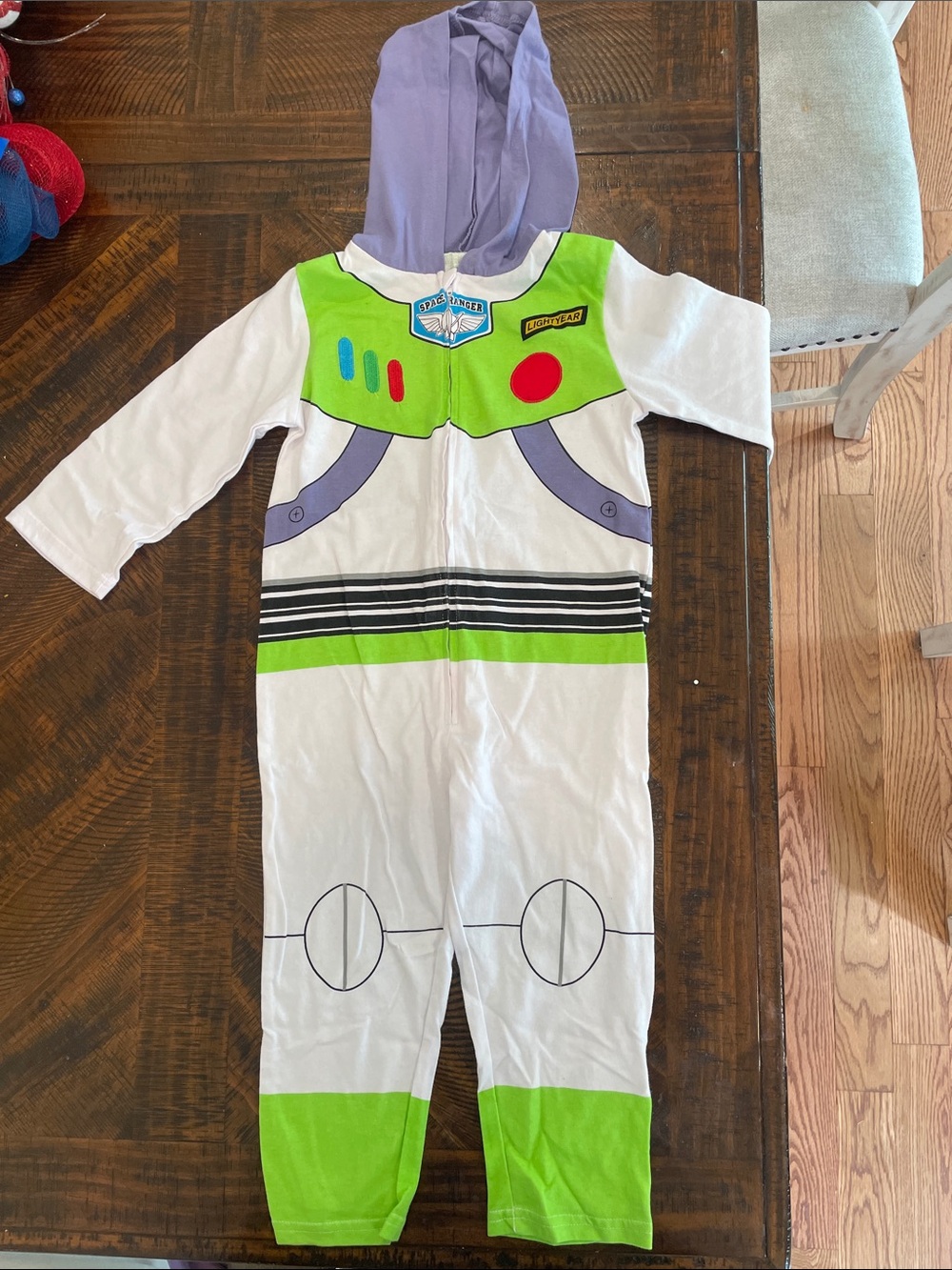 Disney Pixar Toy Story Kids Hoodie Jumpsuit— BuzzLightyear